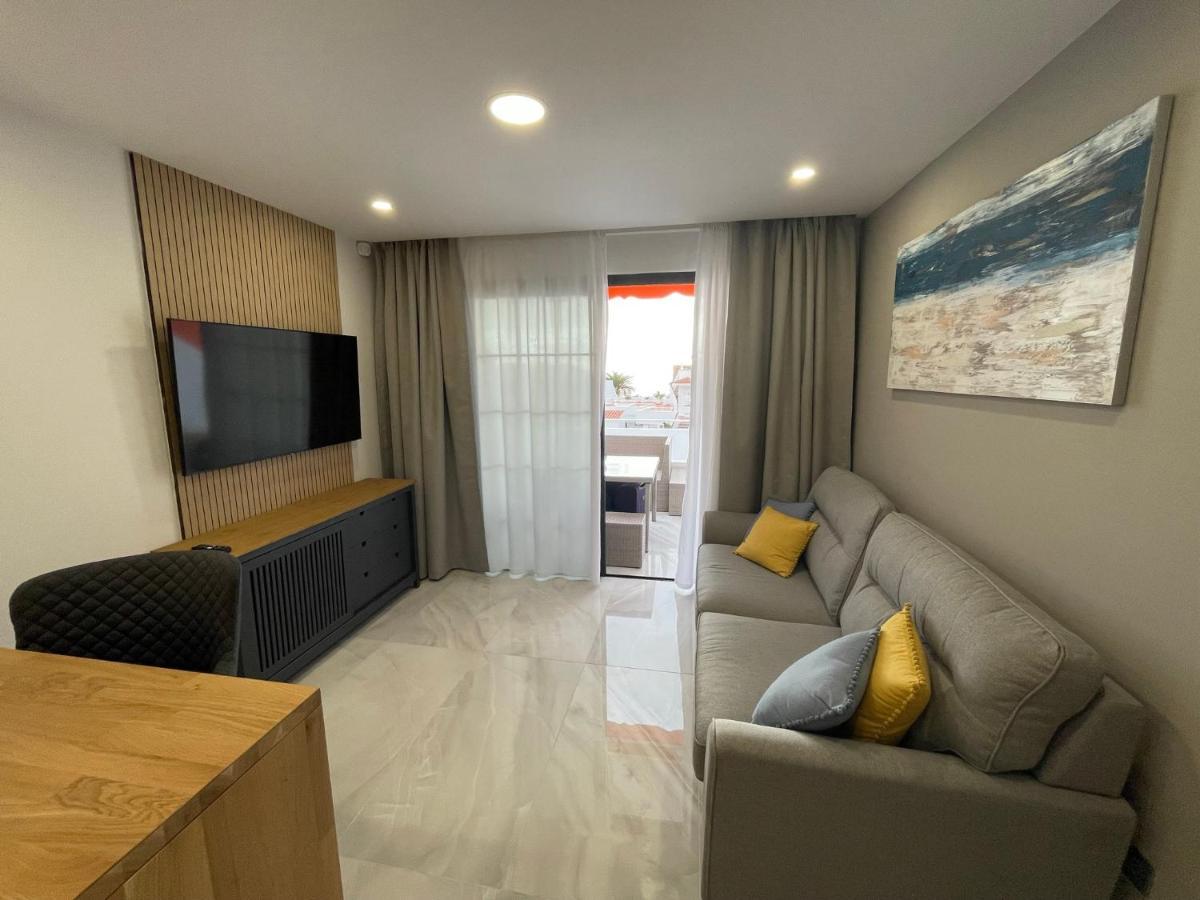 Luxury Diamond - Ocean View, Big Terraces, Air Con, Wifi Appartement Los Cristianos  Buitenkant foto