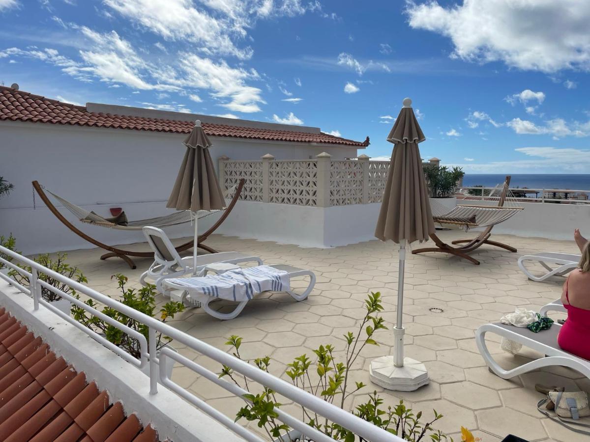 Luxury Diamond - Ocean View, Big Terraces, Air Con, Wifi Appartement Los Cristianos  Buitenkant foto