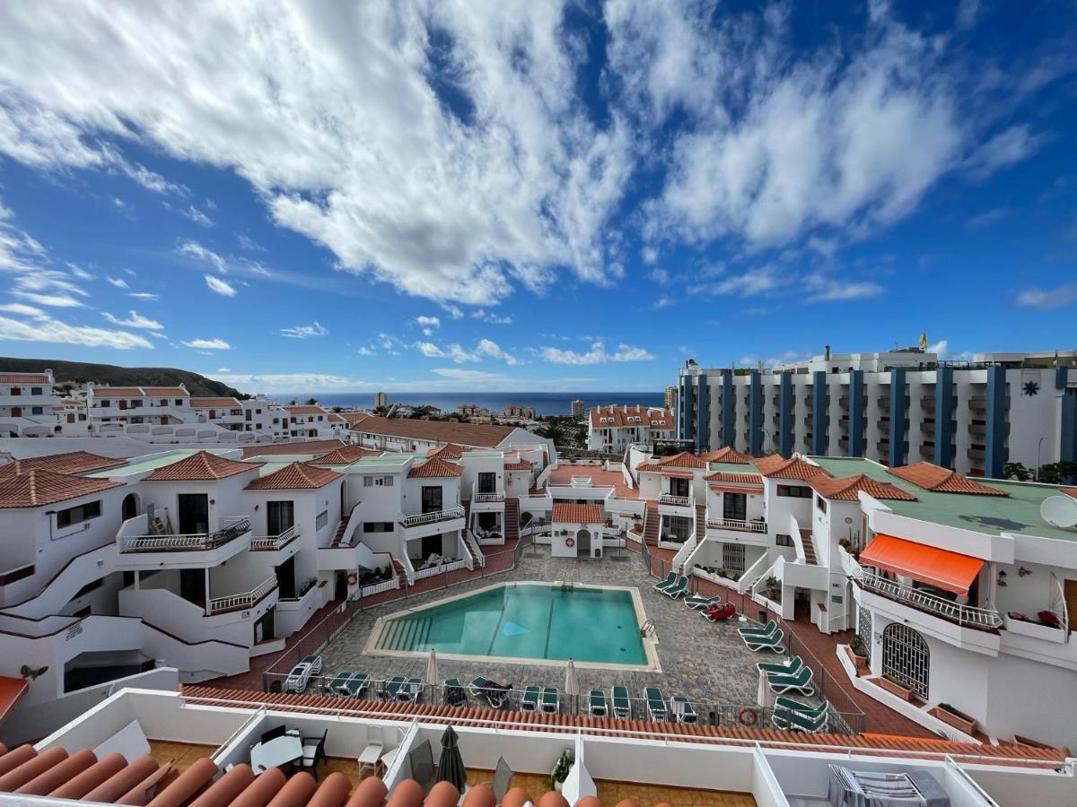 Luxury Diamond - Ocean View, Big Terraces, Air Con, Wifi Appartement Los Cristianos  Buitenkant foto