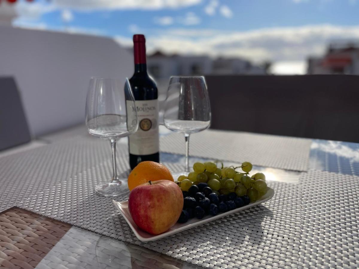 Luxury Diamond - Ocean View, Big Terraces, Air Con, Wifi Appartement Los Cristianos  Buitenkant foto