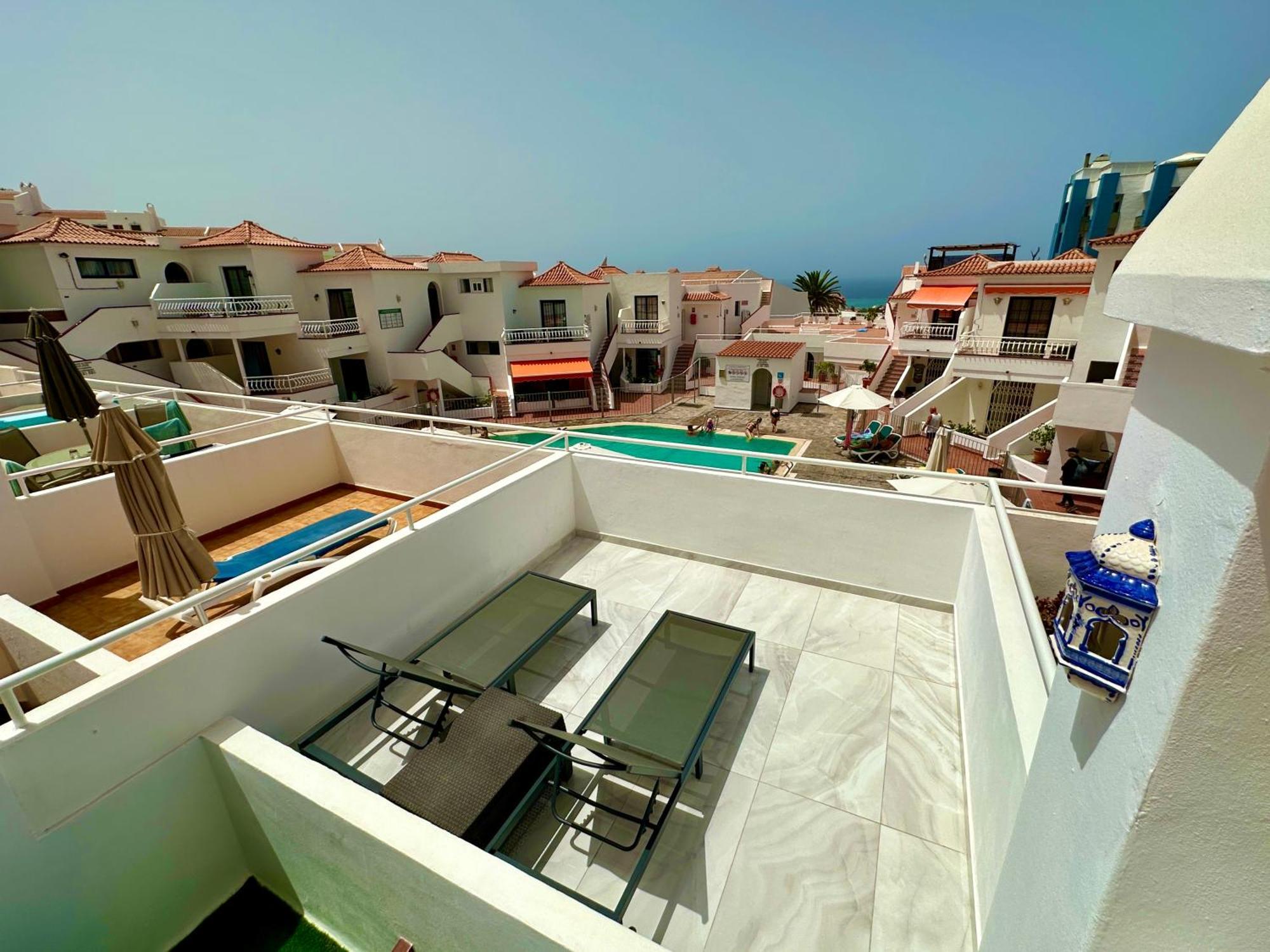 Luxury Diamond - Ocean View, Big Terraces, Air Con, Wifi Appartement Los Cristianos  Buitenkant foto
