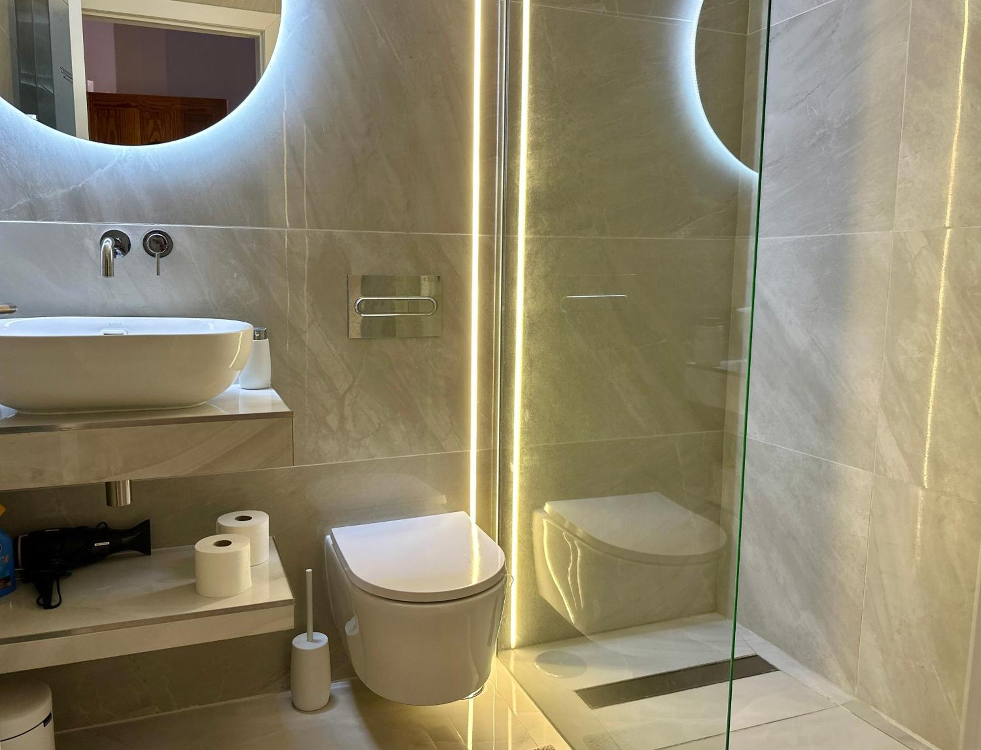 Luxury Diamond - Ocean View, Big Terraces, Air Con, Wifi Appartement Los Cristianos  Buitenkant foto